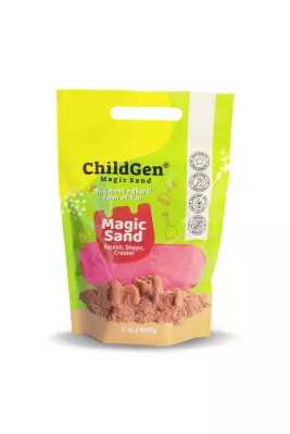 ChildGen Doğal Kinetik Kum Pembe (907gr) Refill Paket