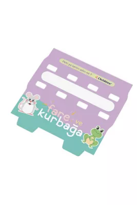 ChildGen Doğal Oyun Hamuru Kurbağa ve Fare Set (Mor & Mavi & Sarı & Yeşil) (1)