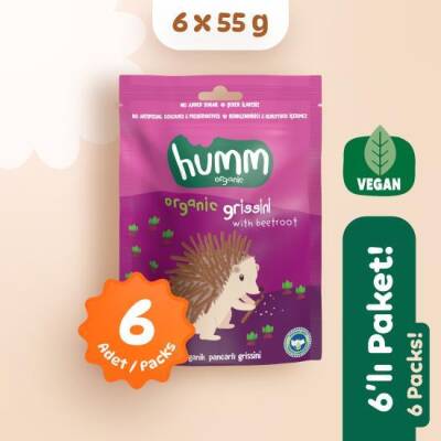 Humm Organik Pancarlı Grissini 6'lı Set