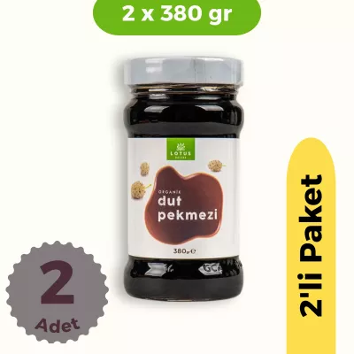 Lotus Natura Organik Dut Pekmezi (380 gr) 2'li Set