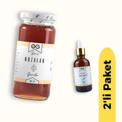 OG Natural Servi Kozalak Şurubu (280 gr) ve Udi Hindi Yağı (50 ml) 2'li Set