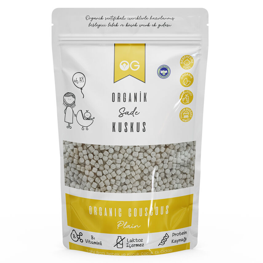 OG Natural Organik Sade Bebek Kuskus +6 Ay (250 gr)  - 1