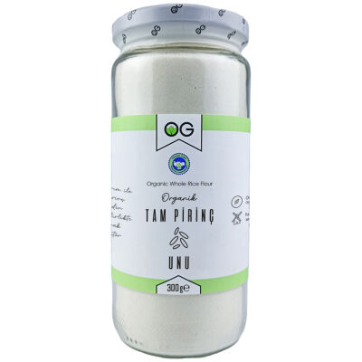 OG Natural Organik Tam Pirinç Unu (300 gr) ve Organik Keçiboynuzu Pekmezi (300 gr) 2'li Set (1)