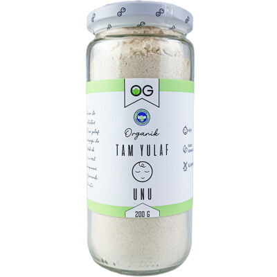 OG Natural Organik Tam Yulaf Unu 2'li Set +6 Ay (200 gr) (1)
