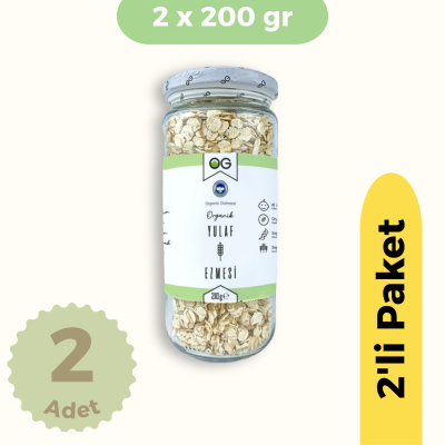 OG Natural Organik Yulaf Ezmesi 2'li Set +6 Ay (210 gr)