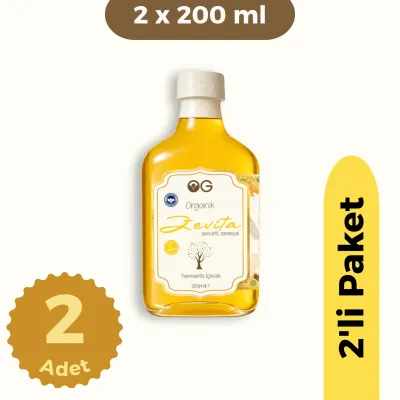 OG Natural Zevita Organik Doğal Fermente İçecek (200 ml) 2'li Set