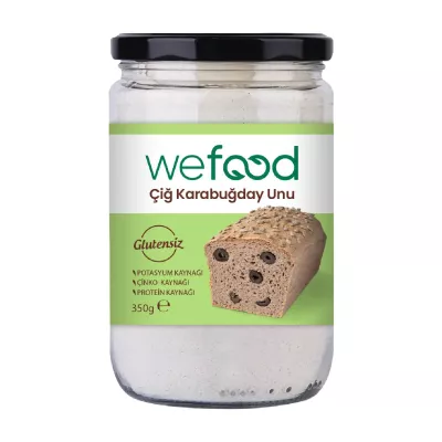 Wefood Çiğ Karabuğday Unu Glutensiz (350 gr)