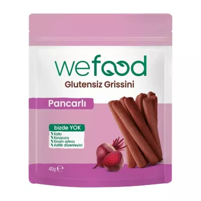Wefood Glutensiz Grissini Pancarlı 40 Gr