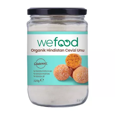 Wefood Organik Glutensiz Hindistan Cevizi Unu (320 gr)