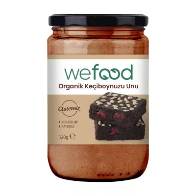 Wefood Organik Glutensiz Keçiboynuzu Unu 320 Gr