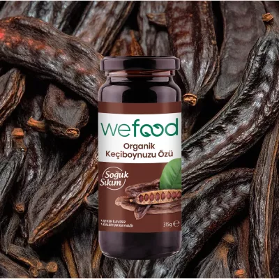 Wefood Organik Keçiboynuzu Özü Soğuk Sıkım (315 gr) (1)